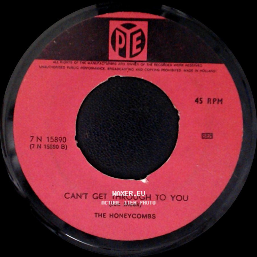 The Honeycombs - That's The Way / Can't Get Through To You side B