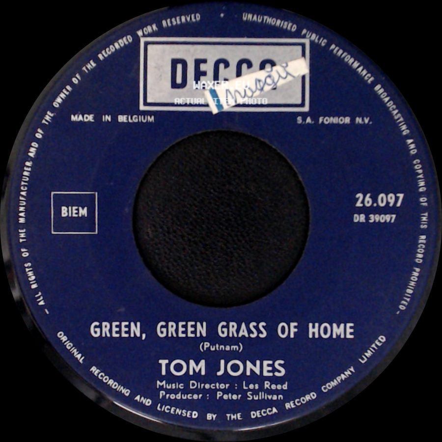 Tom Jones - If I Had You / Green, Green Grass Of Home side B