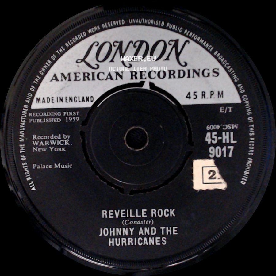Johnny And The Hurricanes - Time Bomb / Reveille Rock side B