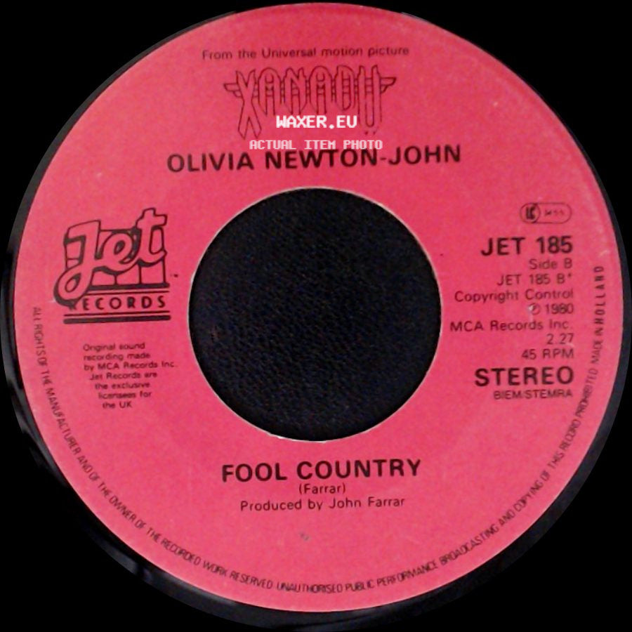 Olivia Newton-John / Electric Light Orchestra / Olivia Newton-John - Xanadu / Fool Country side B