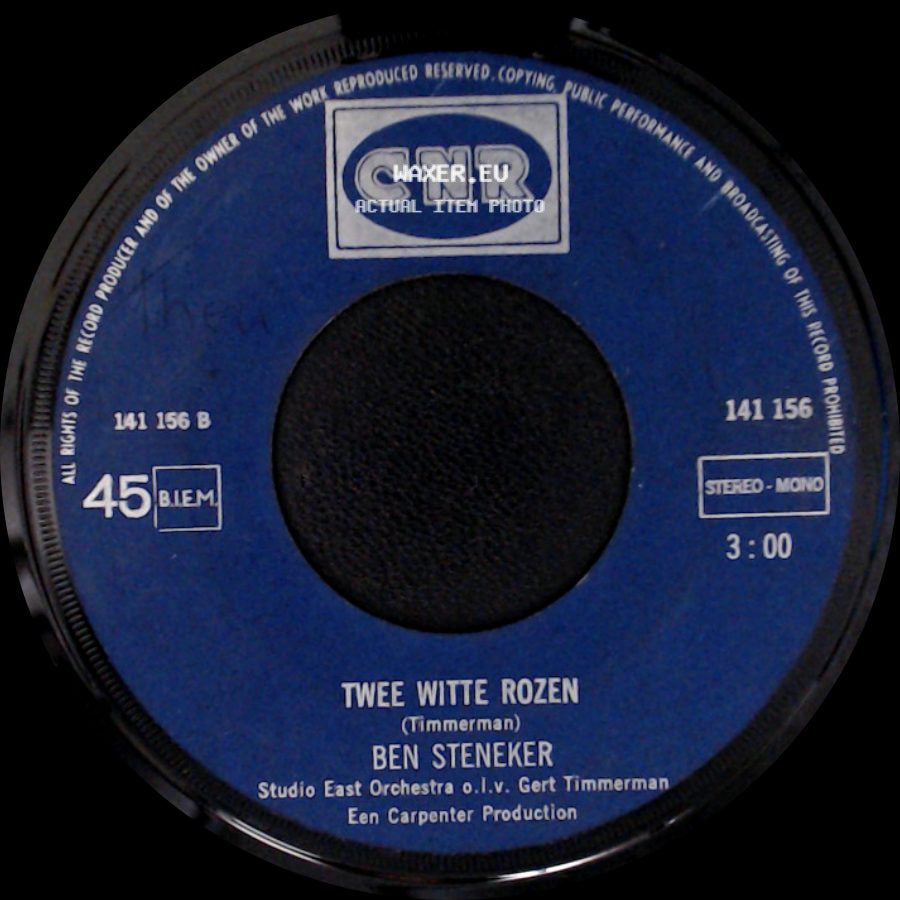 Ben Steneker - Twee Witte Rozen / Kleine Marianne side A