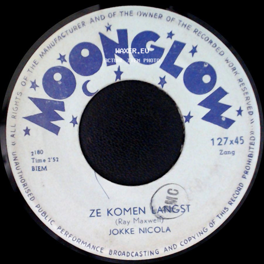 Jokke Nicola - Ze Komen Langst / Feeststemming No 2 side A