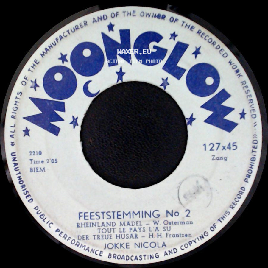 Jokke Nicola - Ze Komen Langst / Feeststemming No 2 side B