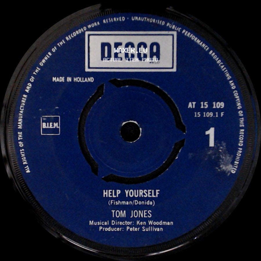 Tom Jones - Help Yourself / Day By Day side A