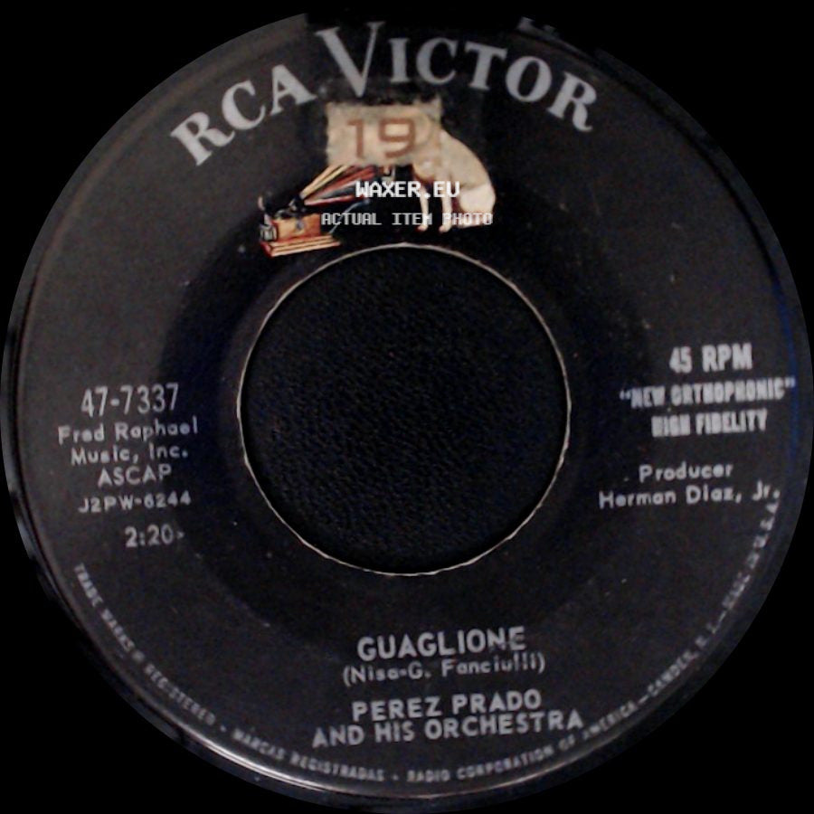 Perez Prado And His Orchestra - Guaglione / Paris side A