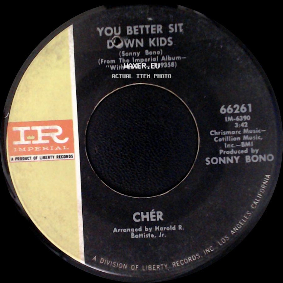 Chér - Mama (When My Dollies Have Babies) / You Better Sit Down Kids side B