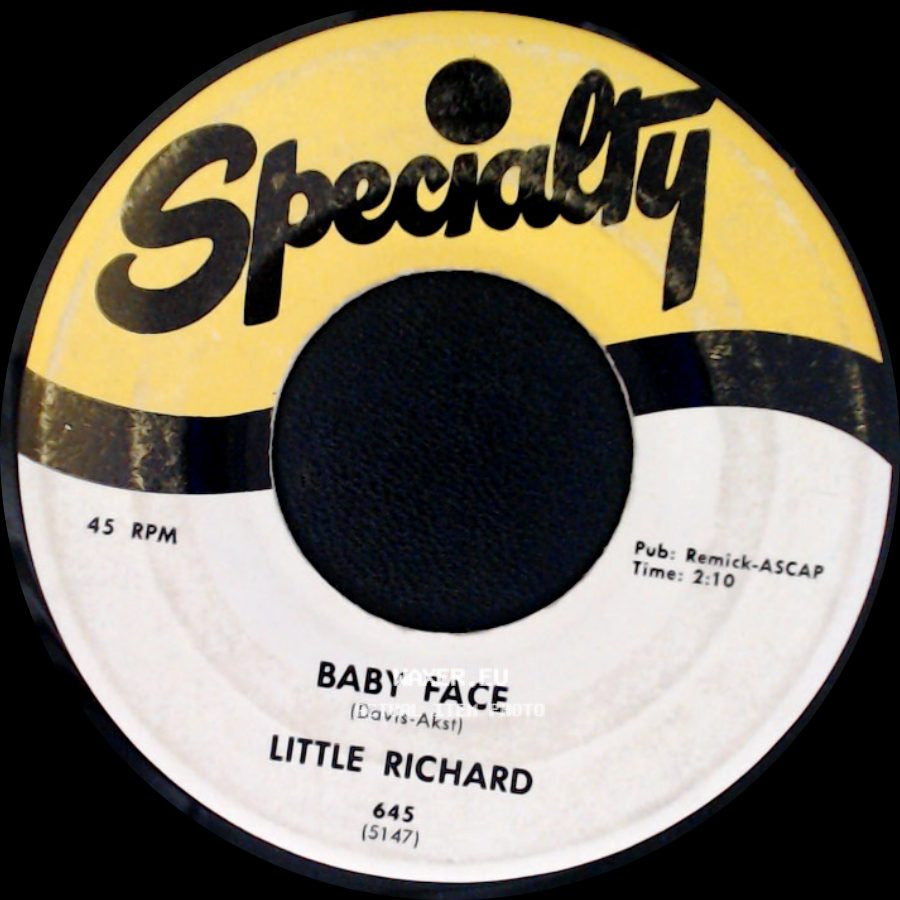 Little Richard - Baby Face / I'll Never Let You Go side A