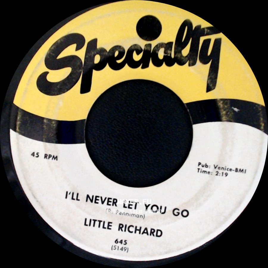 Little Richard - Baby Face / I'll Never Let You Go side B