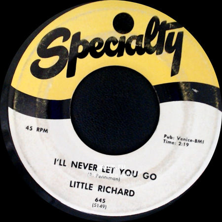 Little Richard - Baby Face / I'll Never Let You Go side B
