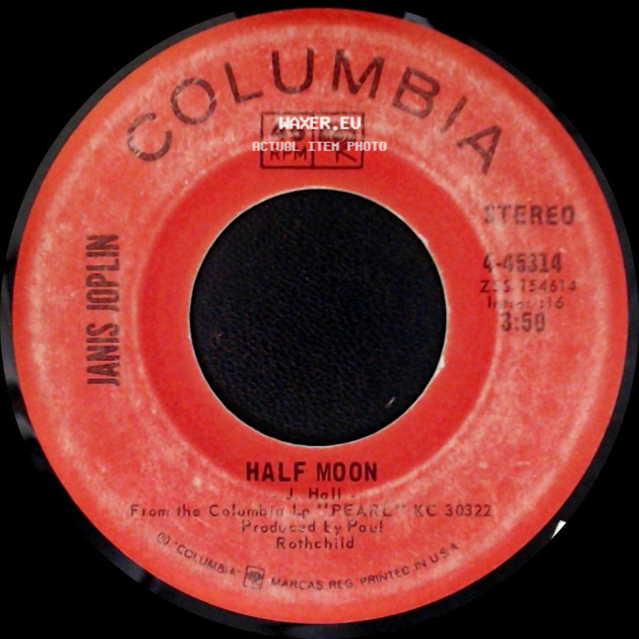 Janis Joplin - Half Moon / Me And Bobby Mcgee side A