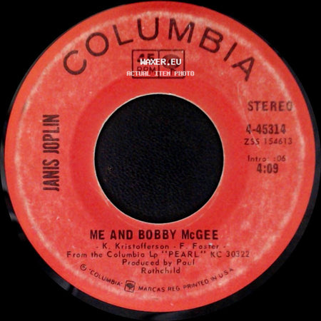 Janis Joplin - Half Moon / Me And Bobby Mcgee side B