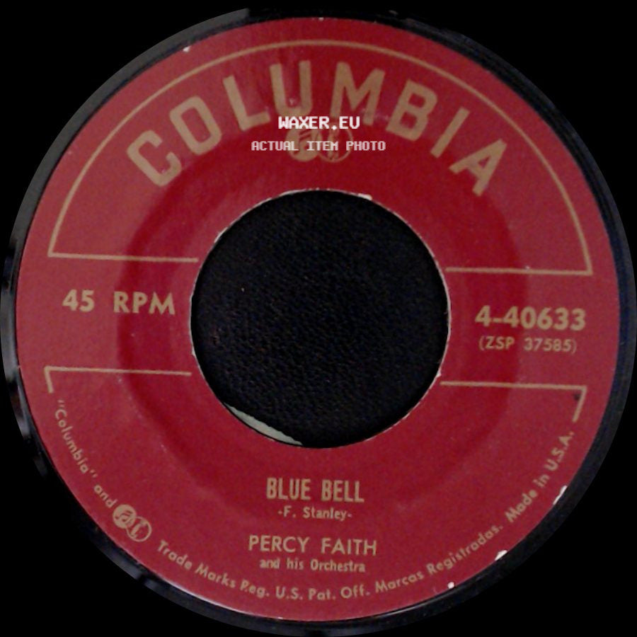 Percy Faith And His Orchestra - Valley Valparaiso / Blue Bell side B