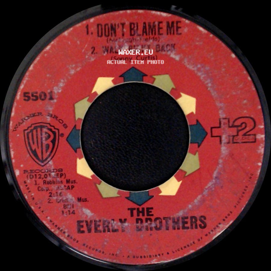 The Everly Brothers - Don't Blame Me / 1 Muskrat / 2 Lucille side A