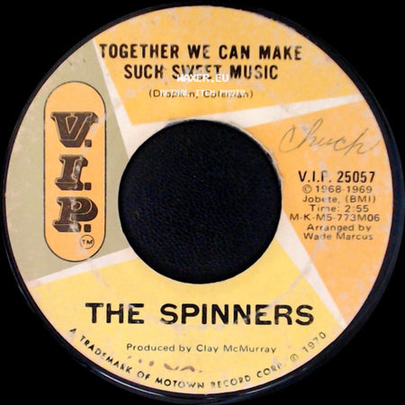 The Spinners - Together We Can Make Such Sweet Music / It's A Shame side A