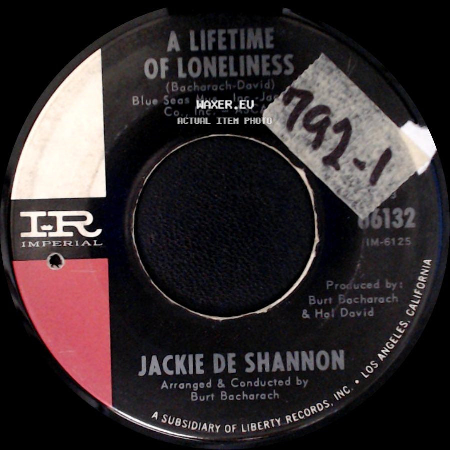 Jackie De Shannon - Don't Turn Your Back On Me / A Lifetime Of Loneliness side B