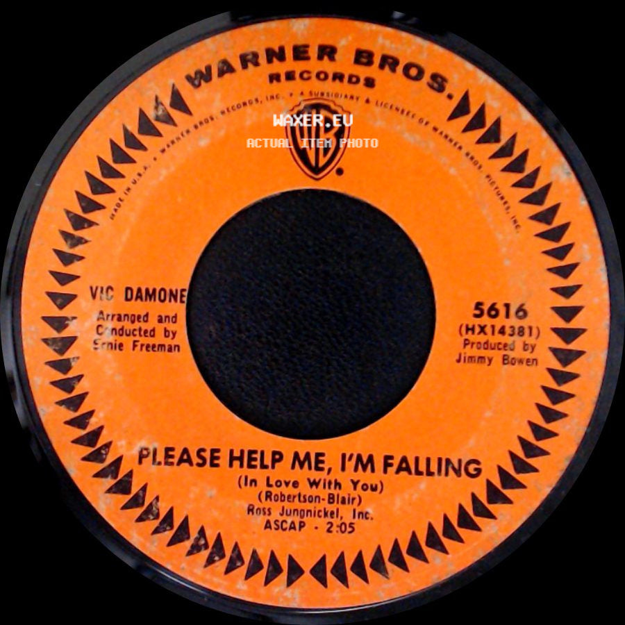 Vic Damone - Please Help Me, I'm Falling (In Love With You) / You Were Only Fooling (While I Was Falling In Love) side A