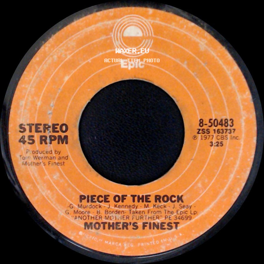 Mother's Finest - Piece Of The Rock / Thank You For The Love side A