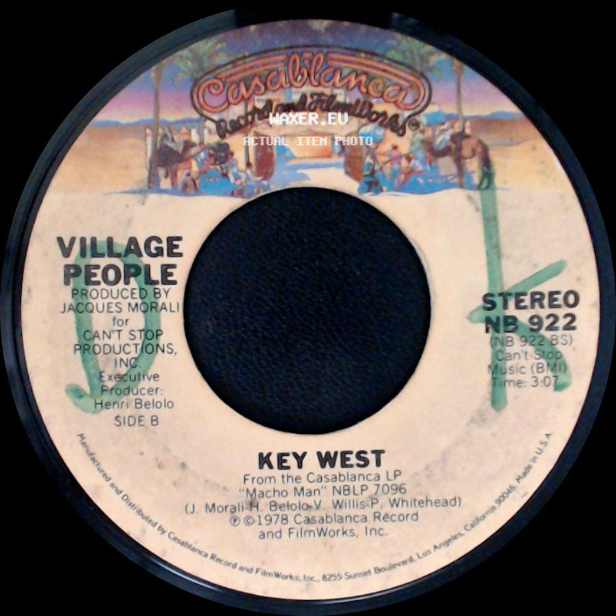 Village People - Macho Man / Key West side B