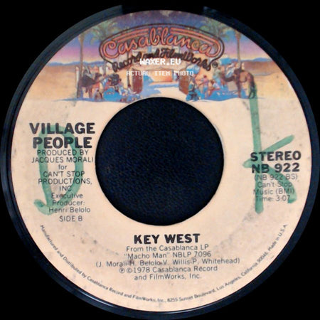 Village People - Macho Man / Key West side B