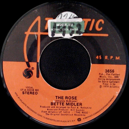 Bette Midler - Stay With Me / The Rose side B