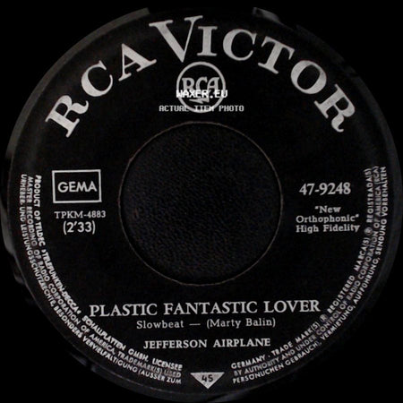 Jefferson Airplane - White Rabbit / Plastic Fantastic Lover side B