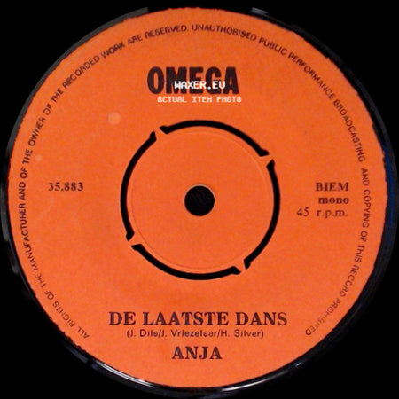 Anja - Wacht Op Mij / De Laatste Dans side B