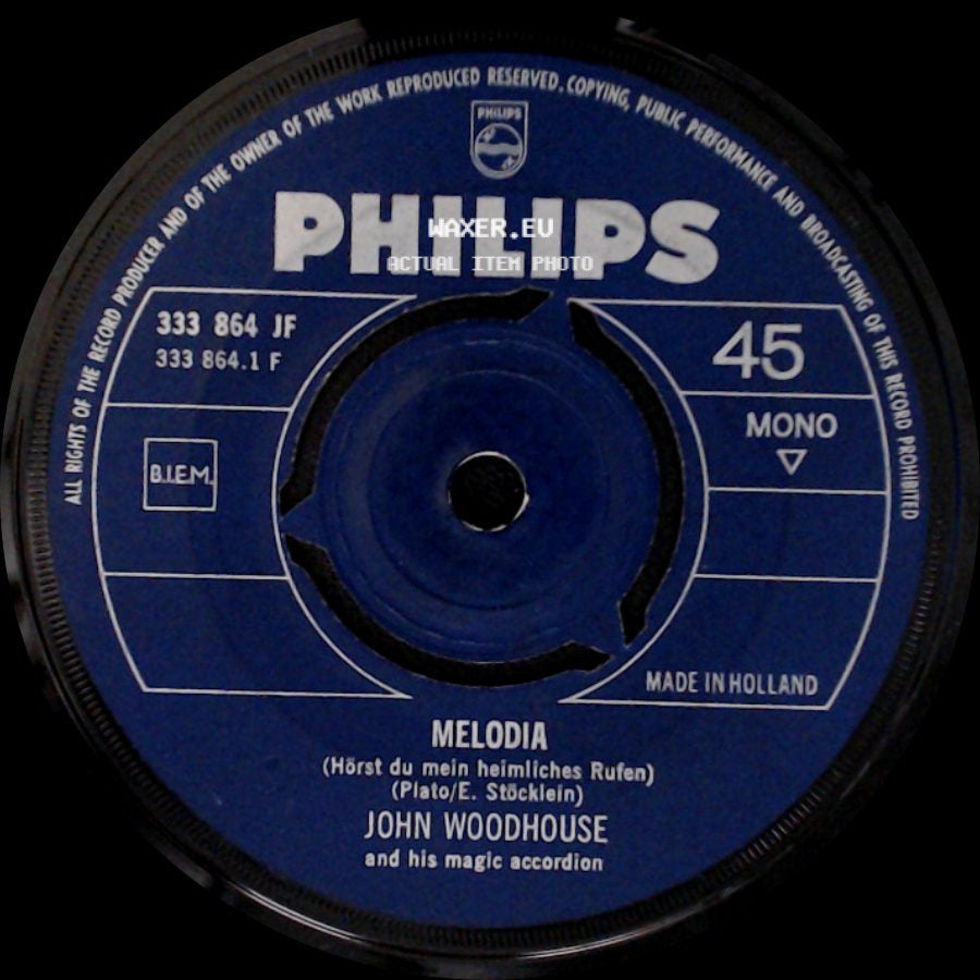 John Woodhouse And His Magic Accordion - La Golondrina / Melodia (Hörst Du Mein Heimliches Rufen) side B