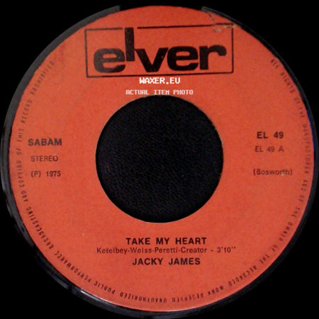 Jacky James - Take My Heart / Moving Like A Superstar side A