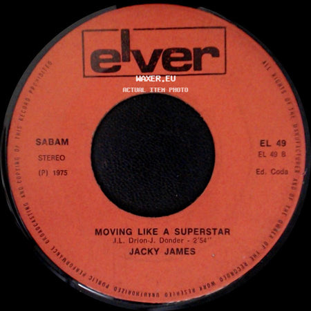 Jacky James - Take My Heart / Moving Like A Superstar side B