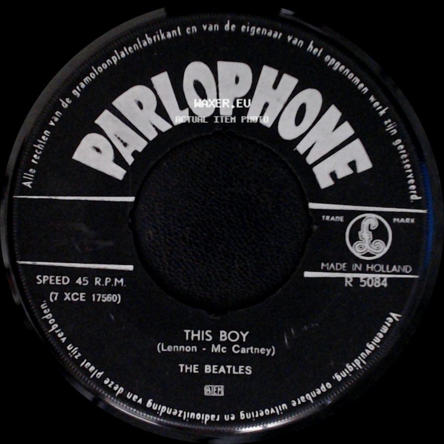 The Beatles - This Boy / I Want To Hold Your Hand side A