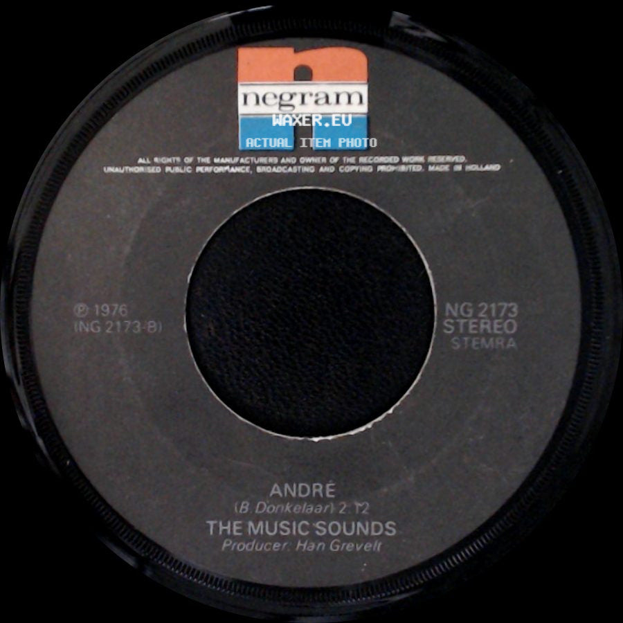 The Music Sounds - André / Ach Van Zo'n Windje side A