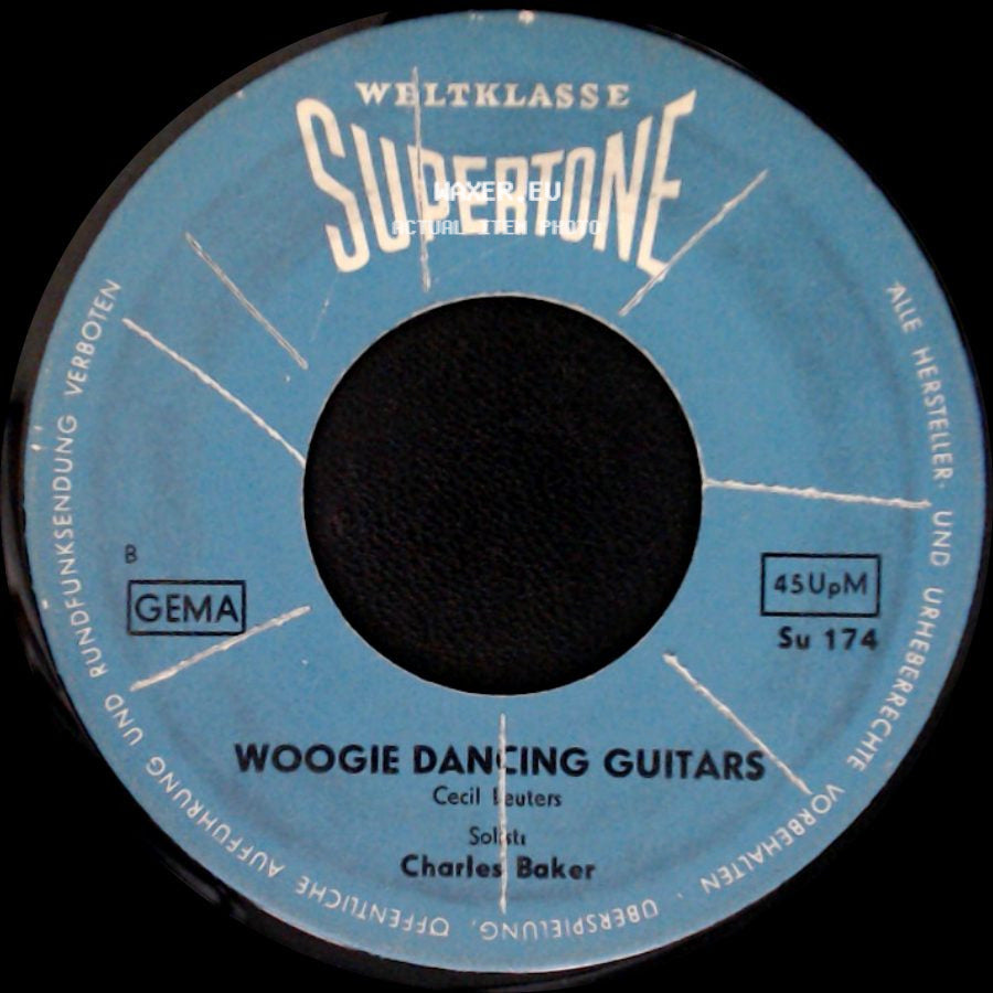 Charles Baker / Cecil Leuters - Woogie Dancing Guitars / Foolish Guitars side A