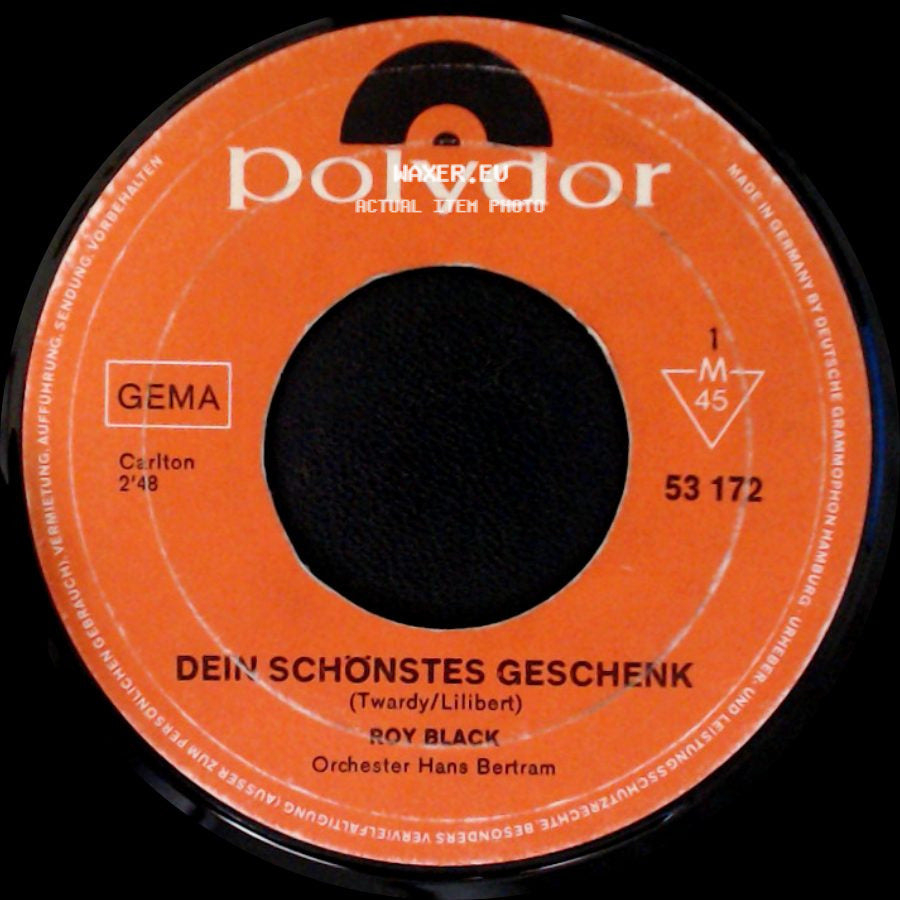 Roy Black - Dein Schönstes Geschenk / An Einem Tag side A
