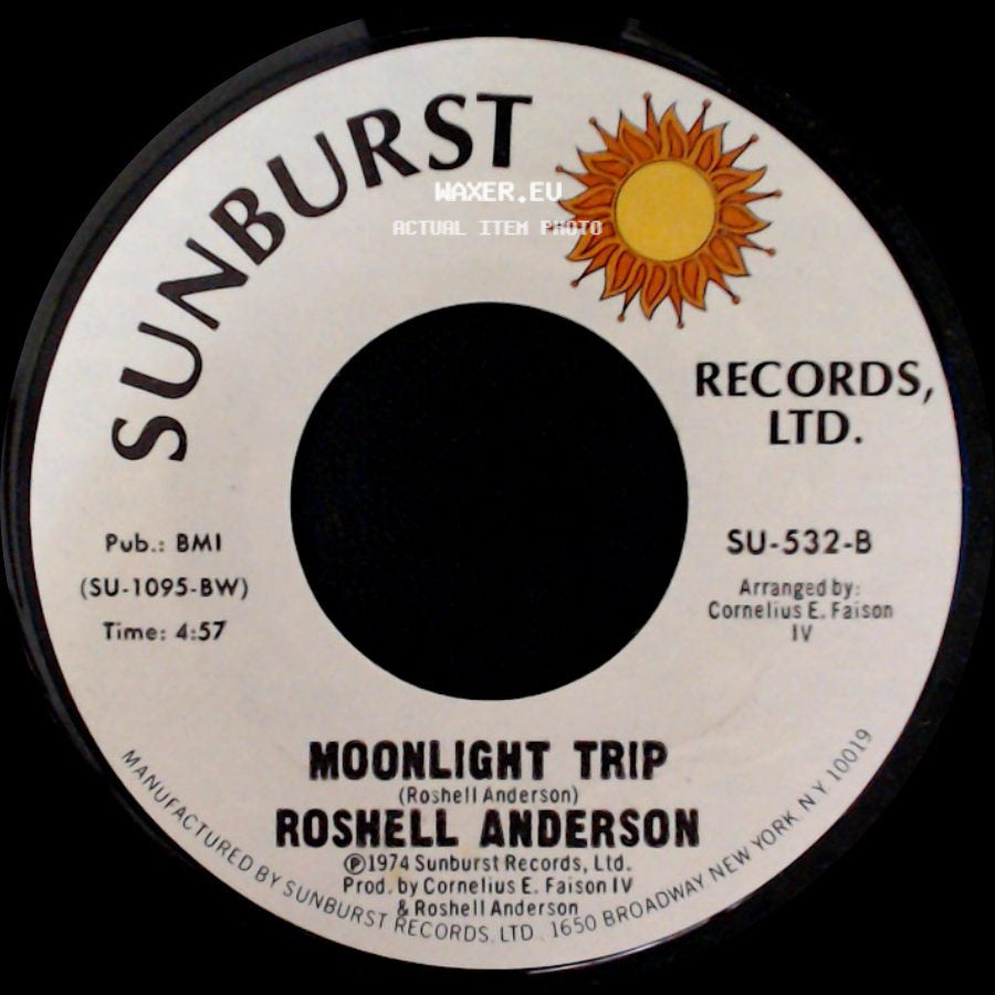 Roshell Anderson - Moonlight Trip / I'm Crackin' Up side A