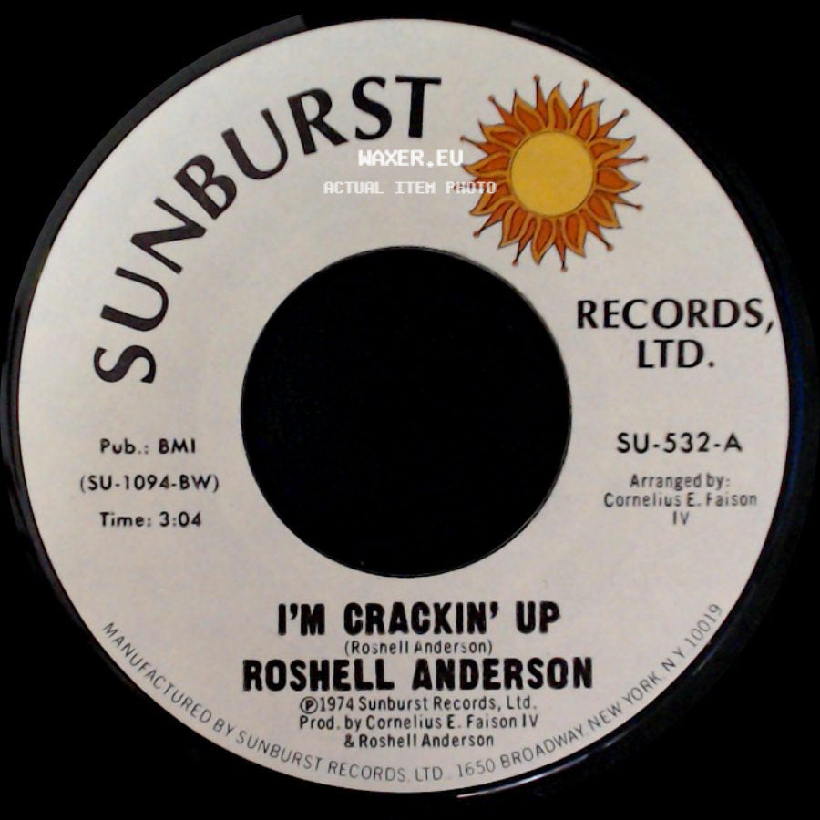 Roshell Anderson - I'm Crackin' Up / Moonlight Trip side A