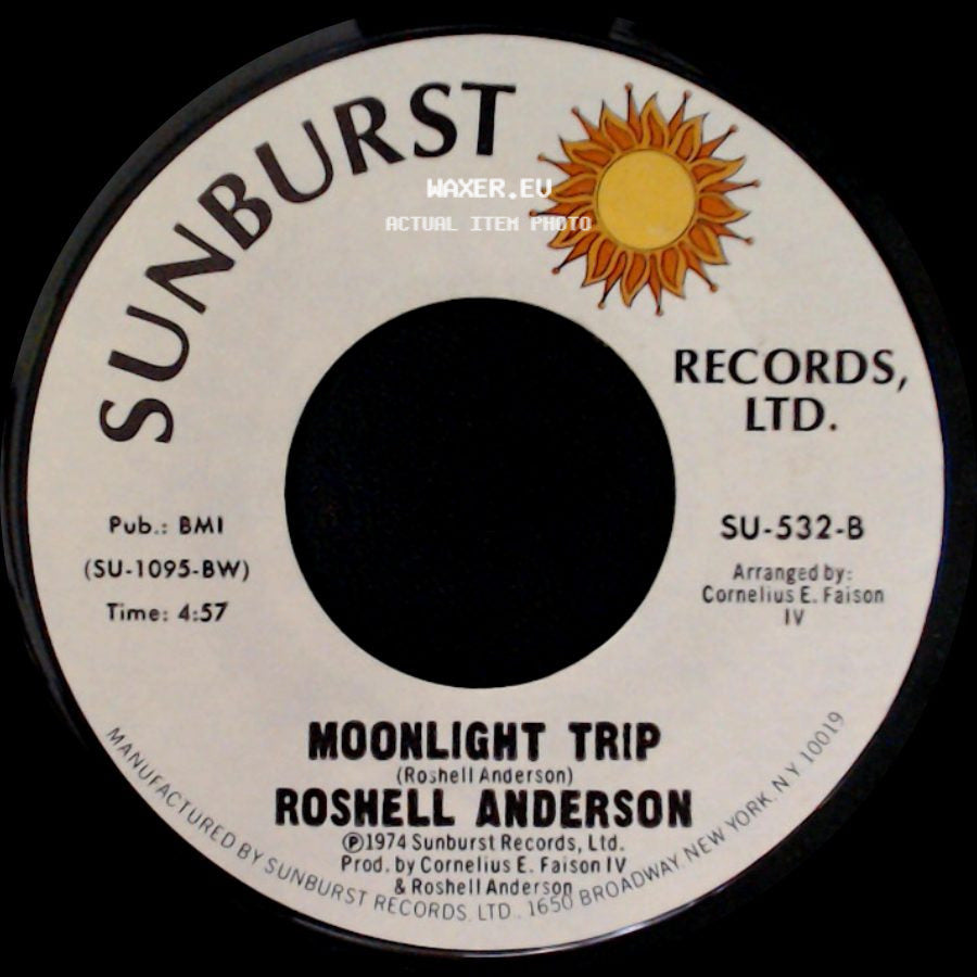 Roshell Anderson - I'm Crackin' Up / Moonlight Trip side B