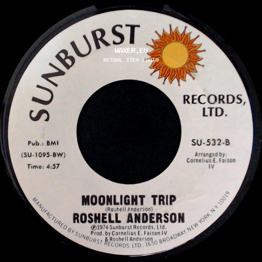 Roshell Anderson - I'm Crackin' Up / Moonlight Trip side B