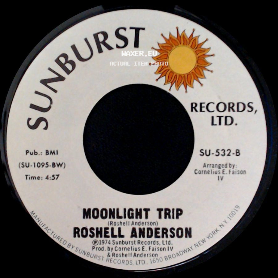 Roshell Anderson - Moonlight Trip / I'm Crackin' Up side A