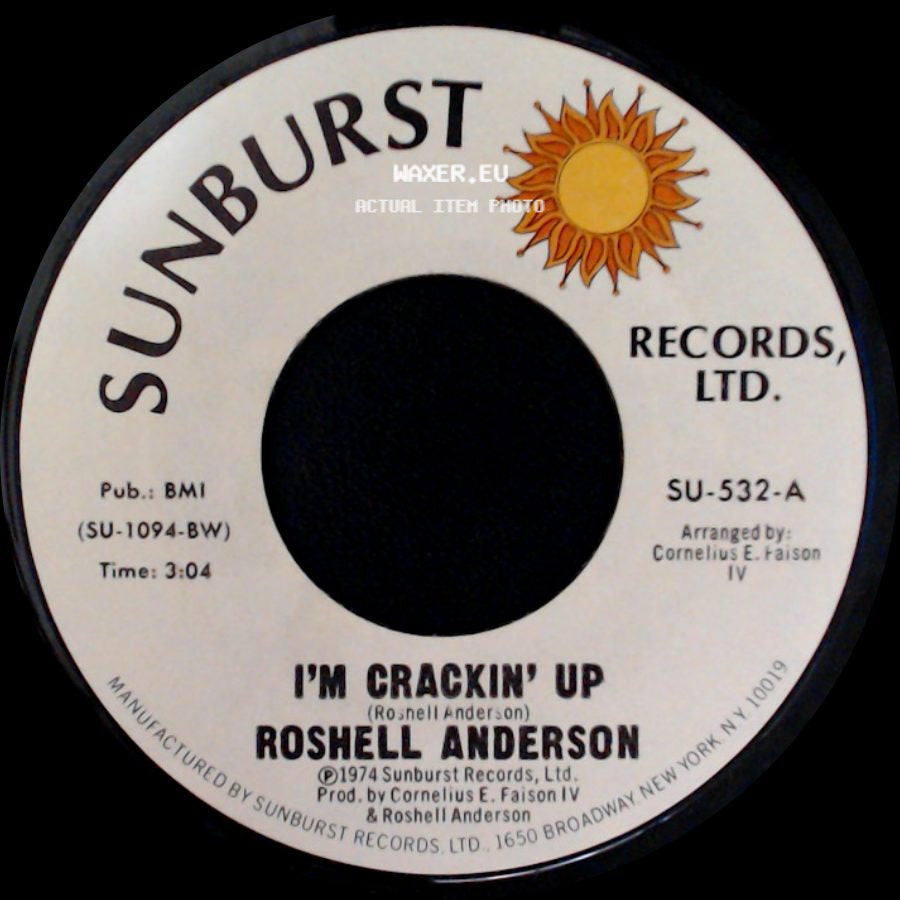 Roshell Anderson - I'm Crackin' Up / Moonlight Trip side A