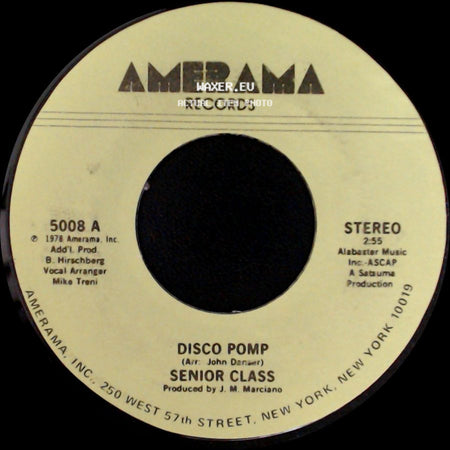 Senior Class - Disco Pomp, Too / Disco Pomp side B