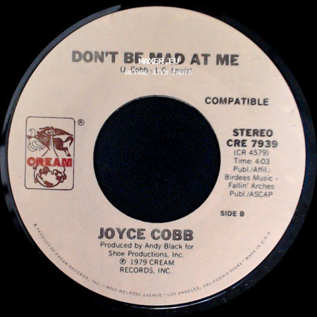Joyce Cobb - Dig The Gold / Don't Be Mad At Me side B