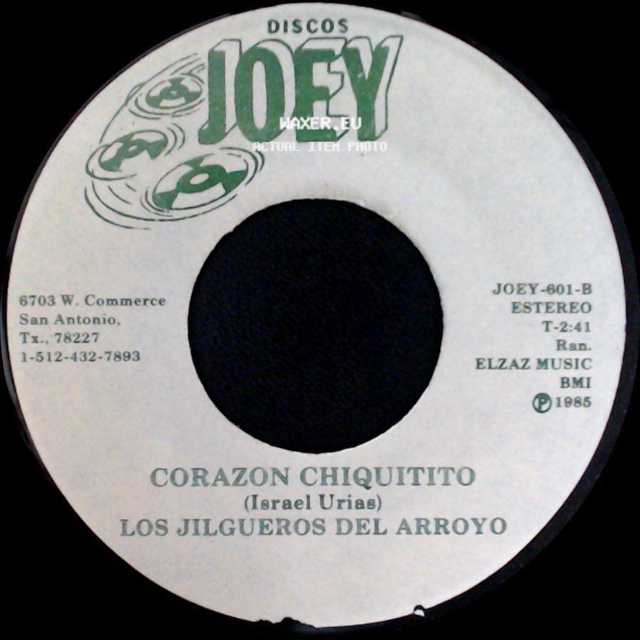 Los Jilgueros Del Arroyo - Corazon Chiquitito / El Corrido Del Zorro Garcia side A