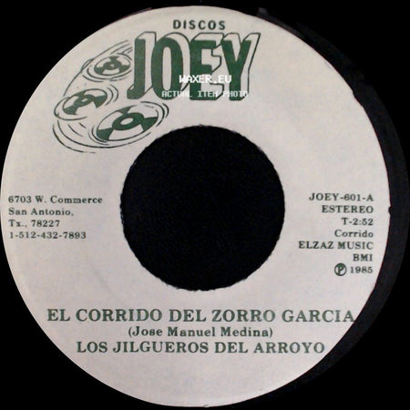 Los Jilgueros Del Arroyo - Corazon Chiquitito / El Corrido Del Zorro Garcia side B