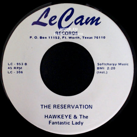 Hawkeye & The Fantastic Lady - The Reservation / C B Romance side A