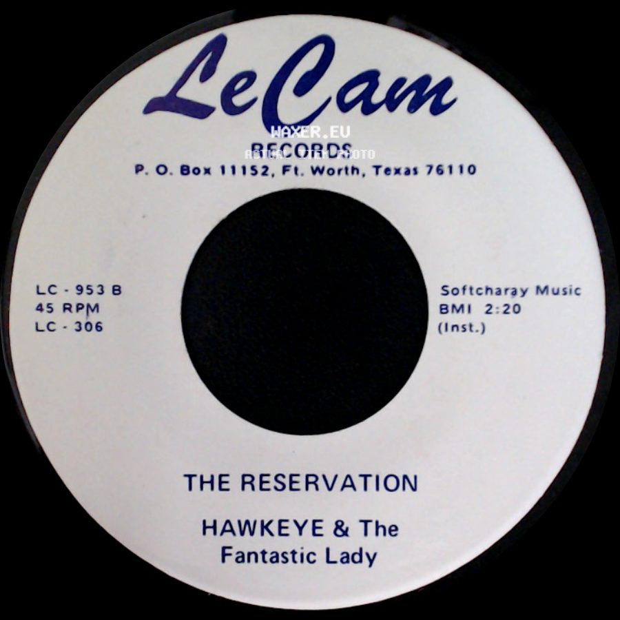 Hawkeye & The Fantastic Lady - The Reservation / C B Romance side A
