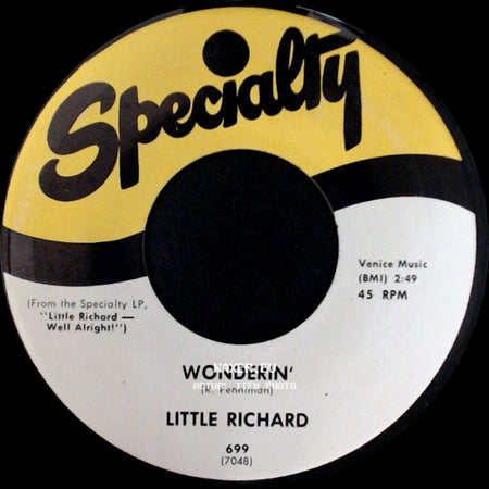 Little Richard - Wonderin' / Poor Boy Paul side A