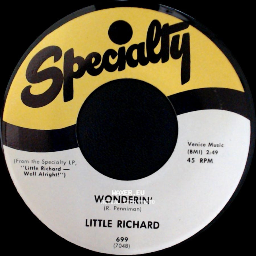 Little Richard - Wonderin' / Poor Boy Paul side A