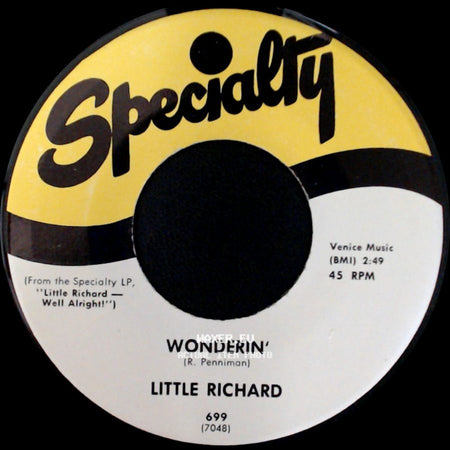 Little Richard - Wonderin' / Poor Boy Paul side A