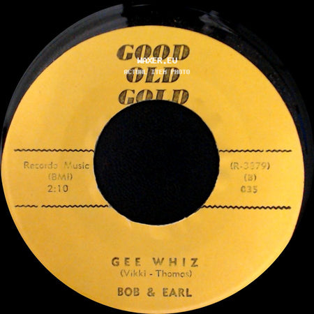 Bob & Earl / The Reflections - Gee Whiz / (Just Like) Romeo & Juliet side A