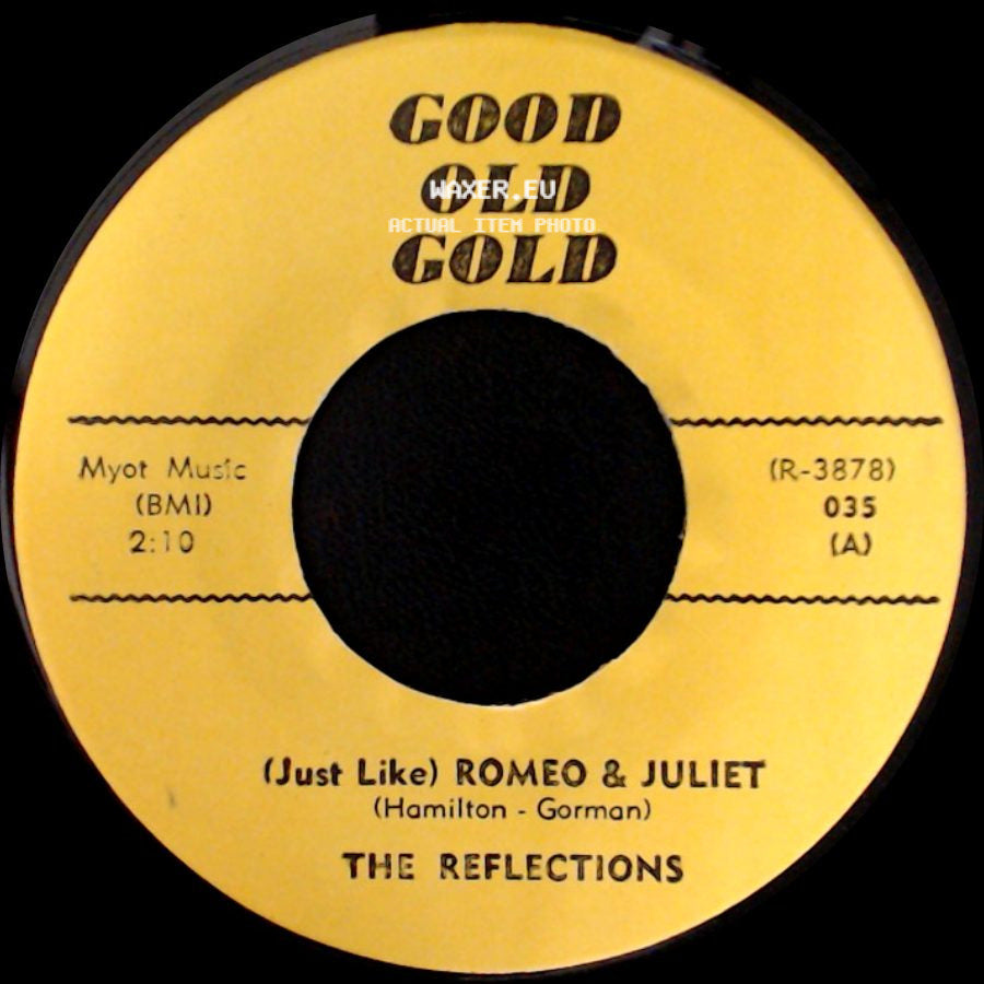 Bob & Earl / The Reflections - Gee Whiz / (Just Like) Romeo & Juliet side B